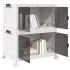 Caja de almacenaje apilable con ruedas 2niveles 75 L