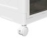 Caja de almacenaje apilable con ruedas 2niveles 75 L