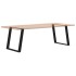 Patas para mesa de comedor en forma de U 2 uds acero