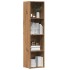 Estantería de madera ingeniería roble artisan 36x30x143