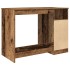 Escritorio de madera ingeniería madera envejecida 102x76x50
