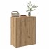 Aparador de madera de ingeniería roble artisan 60x30x75