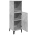 Armario de baño madera contrachapada gris hormigón 30x30x100