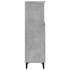 Armario de baño madera contrachapada gris hormigón 30x30x100