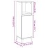 Armario de baño madera contrachapada gris hormigón 30x30x100