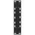 Patas de mesa de centro acero negro 2 uds 38x(42-43)
