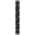 Patas de mesa de centro acero negro 2 uds 70x(42-43)