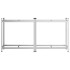 Estantería de 2 capas para neumáticos 2 uds Plata 110x40x109