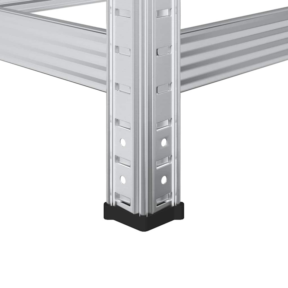 Estantería de 2 capas para neumáticos 2 uds Plata 110x40x109