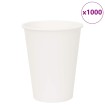 Tazas de café de papel 1000 uds 12oz 300ml blanco
