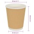 Tazas de café de papel 500 uds 8oz 200ml