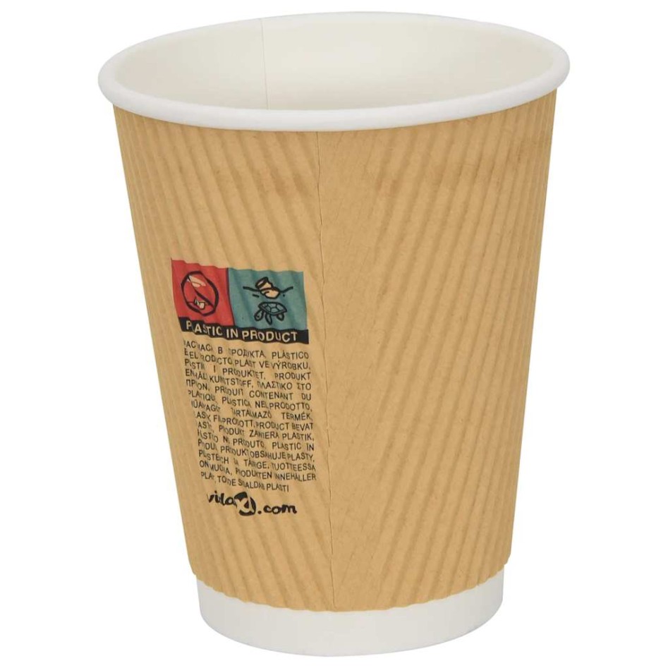 Tazas de café de papel 500 uds 12oz 300ml