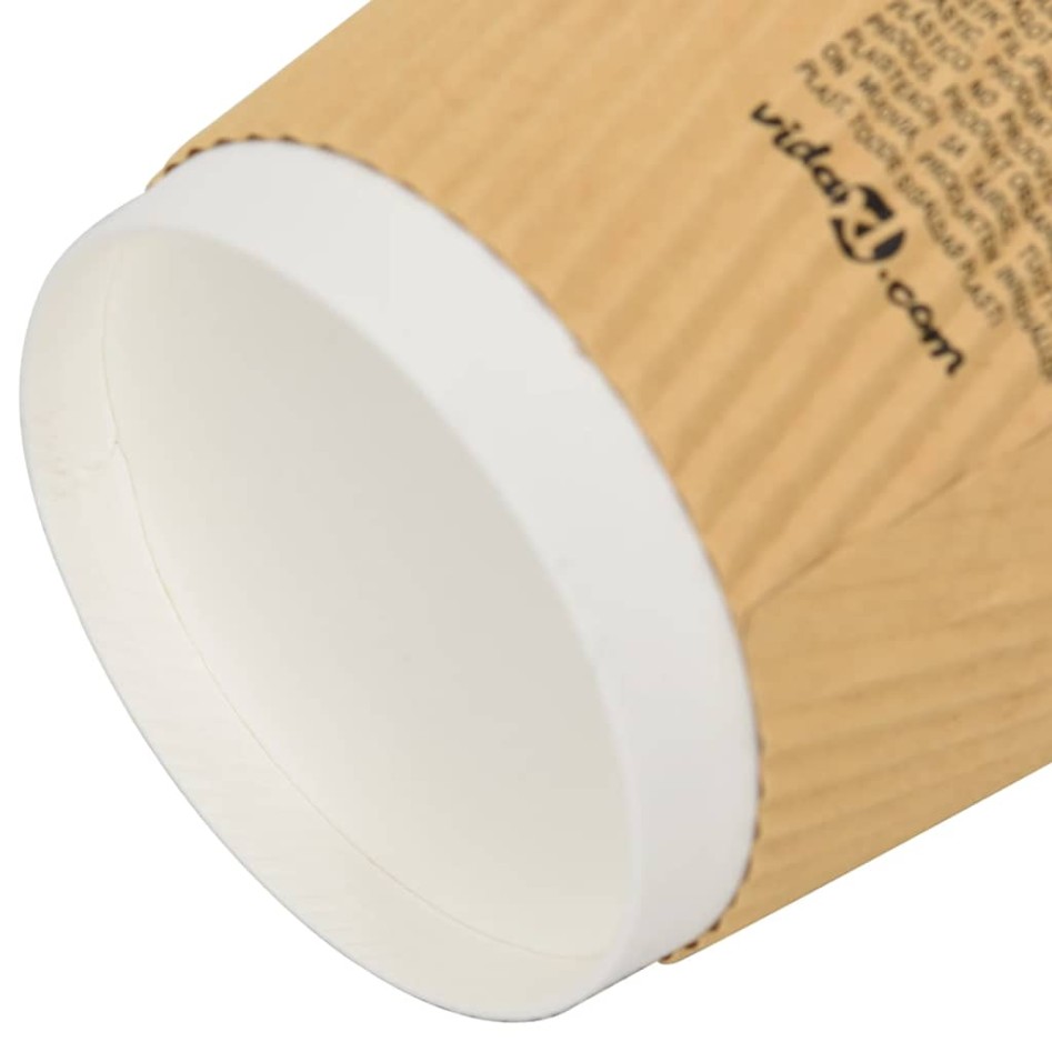 Tazas de café de papel 500 uds 12oz 300ml