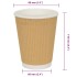 Tazas de café de papel 500 uds 12oz 300ml