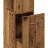 Armario de baño madera contrachapada madera vieja 25x25x170