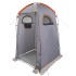 Tienda de ducha impermeable gris y