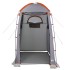 Tienda de ducha impermeable gris y