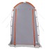 Tienda de ducha impermeable gris y