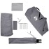 Tienda de ducha impermeable gris y
