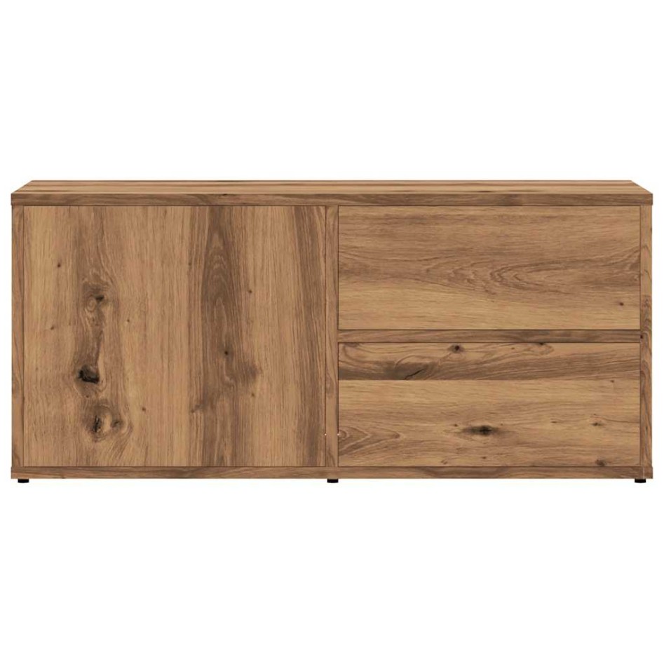 Mueble de TV madera de ingeniería roble artisan 80x34x35,5