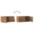 Mueble de TV madera de ingeniería roble artisan 80x34x35,5
