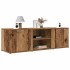 Mueble de TV madera contrachapada envejecida 120x34x37