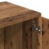 Mueble de TV madera contrachapada envejecida 120x34x37