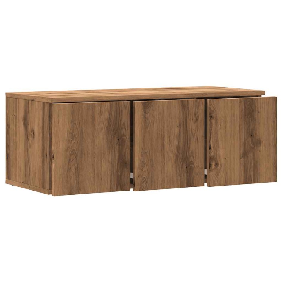 Mueble para TV madera contrachapada roble artisan 80x34x30