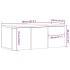 Mueble para TV madera contrachapada roble artisan 80x34x30