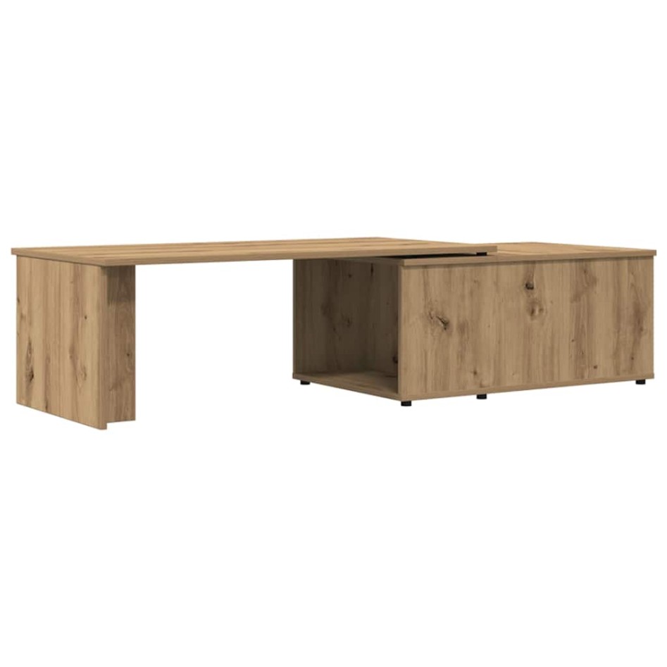 Mesa de centro madera de ingeniería roble artisan 150x50x35