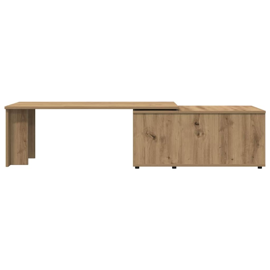 Mesa de centro madera de ingeniería roble artisan 150x50x35