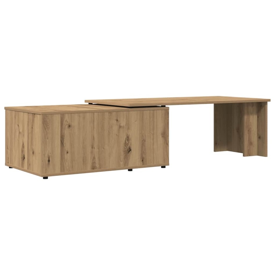 Mesa de centro madera de ingeniería roble artisan 150x50x35
