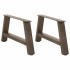 Patas de mesa de centro forma A 2uds acero 70x(30-31)