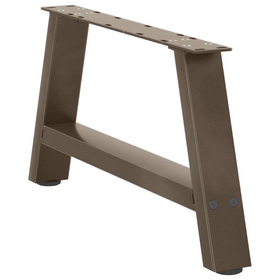 Patas de mesa de centro forma A 2uds acero 70x(30-31)