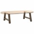 Patas de mesa de centro forma A 2uds acero 70x(30-31)