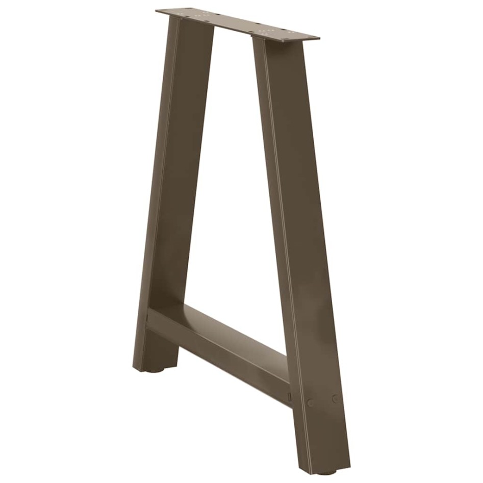 Patas de mesa de centro forma A 2uds acero 80x(72-73)