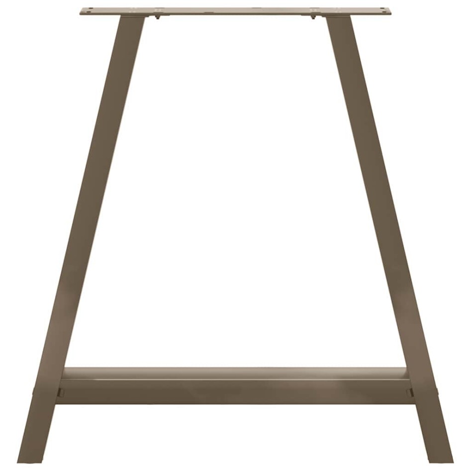 Patas de mesa de centro forma A 2uds acero 80x(72-73)