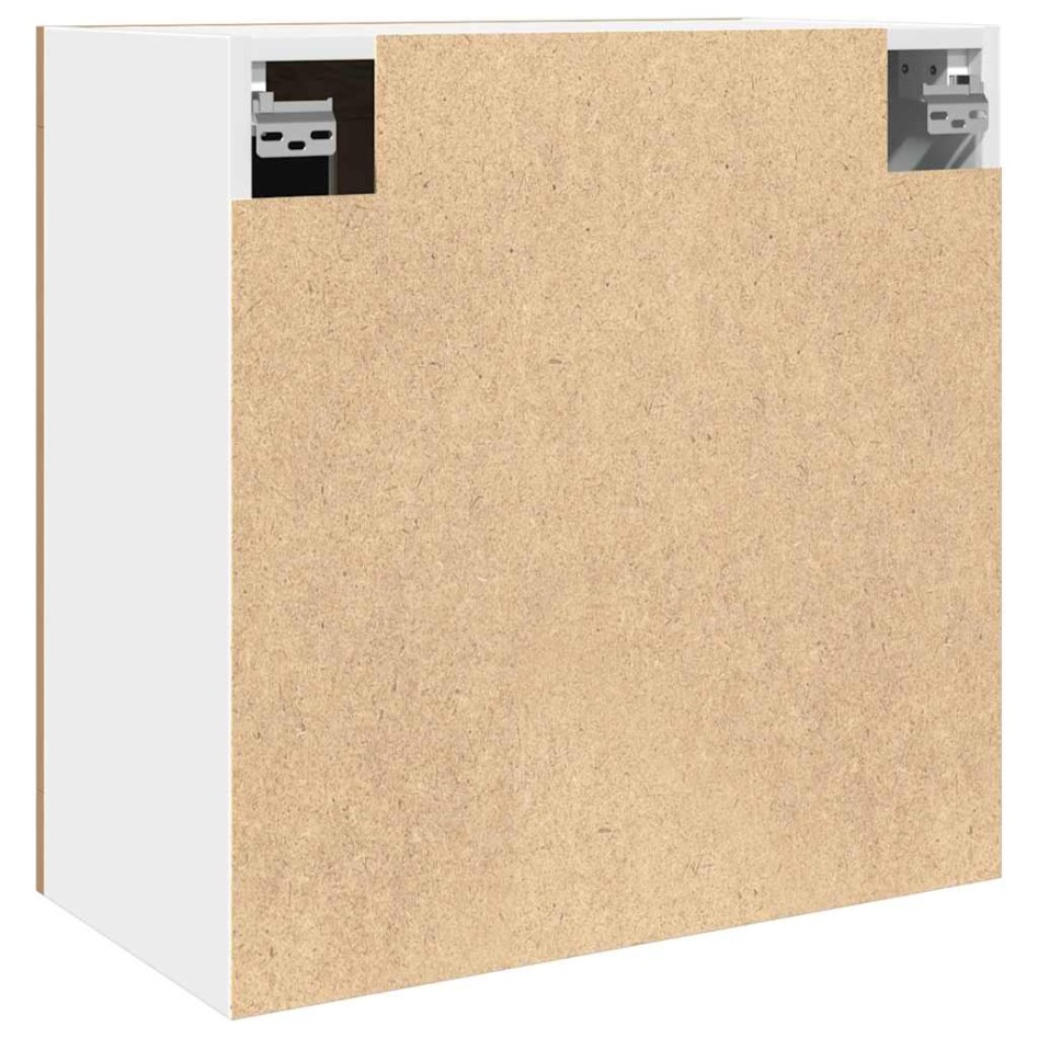 Armario de pared para cocina con puerta cristal roble