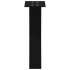 Patas de mesa de centro forma X 2uds acero negro 28x(42-43)