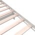 Estructura de cama madera maciza de pino blanco 90x190