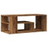 Mesa de centro de madera contrachapada envejecida 100x50x40
