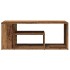 Mesa de centro de madera contrachapada envejecida 100x50x40