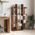 Librería de madera contrachapada envejecida 86x25,5x140