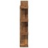 Librería de madera contrachapada envejecida 86x25,5x140