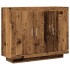 Aparador de madera de ingeniería envejecida 92x35x75