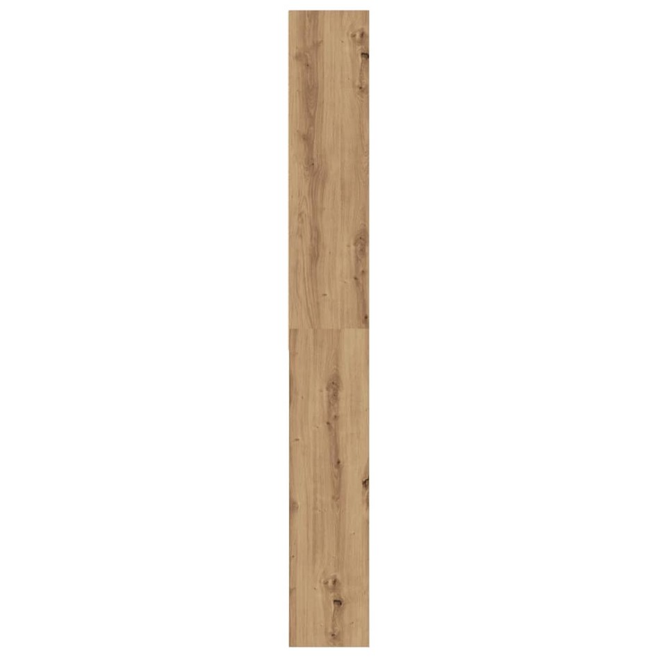 Armario de lavadora roble artisan 64x24x190