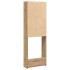 Armario de lavadora roble artisan 64x24x190
