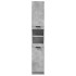 Armario de baño contrachapada gris hormigón 32x34x188,5