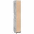 Armario de baño contrachapada gris hormigón 32x34x188,5