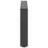 Patas de mesa de centro antracita 2 uds acero 50x(30-31)